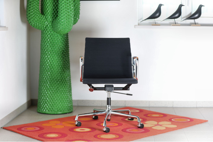 Aluminium Chair EA 117 – Work von Vitra, Charles & Ray Eames, ca. 2000, Hopsack nero, 1a Zustand