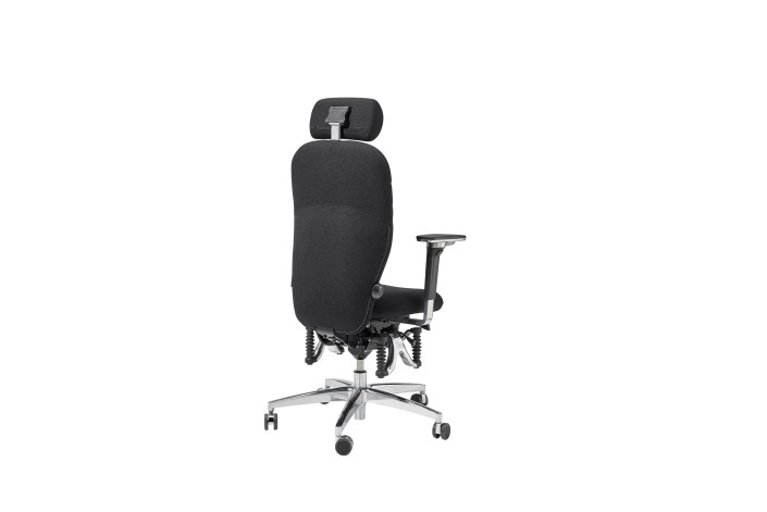 Haider BIOSWING 460 iQ Bürostuhl – Nacken- & Lumbalstütze, Leder-Armlehnen