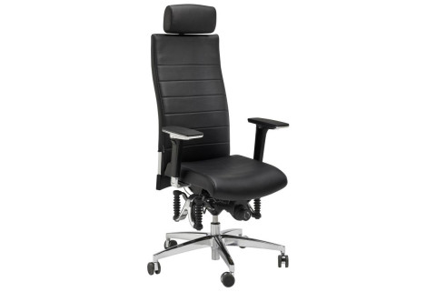 Haider BIOSWING 670 iQ Bürostuhl – 70 cm Rückenlehne, Nacken- & Lumbalstütze