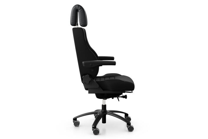 Flokk Secur Exclusive – TeilLeder Climatex Ultra PG3, ergonomischer Bürostuhl