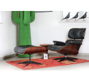 Charles & Ray Eames Lounge Chair mit Ottoman von Herman Miller – Originalklassiker Palisander & Schwarz, ca. 1970