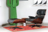 Charles & Ray Eames Lounge Chair mit Ottoman (Herman Miller, ca. 1970)