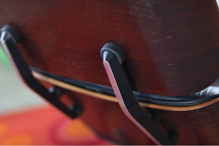 Charles & Ray Eames Lounge Chair mit Ottoman von Herman Miller – Originalklassiker Palisander & Schwarz, ca. 1970