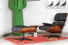Charles & Ray Eames Lounge Chair mit Ottoman (Hermann Miller by Vitra, ca. 1970–1980)